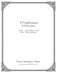 A Confession SATB choral sheet music cover